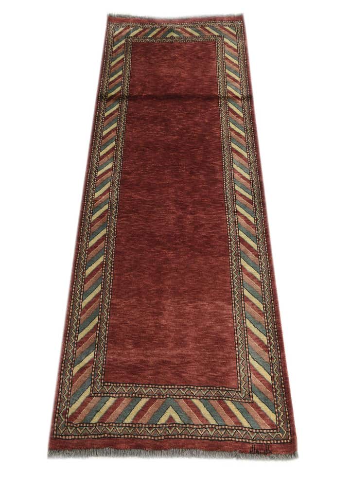 3' 2 x 5' Hand Knotted Kashkuli Gabbeh Oriental Wool Rug