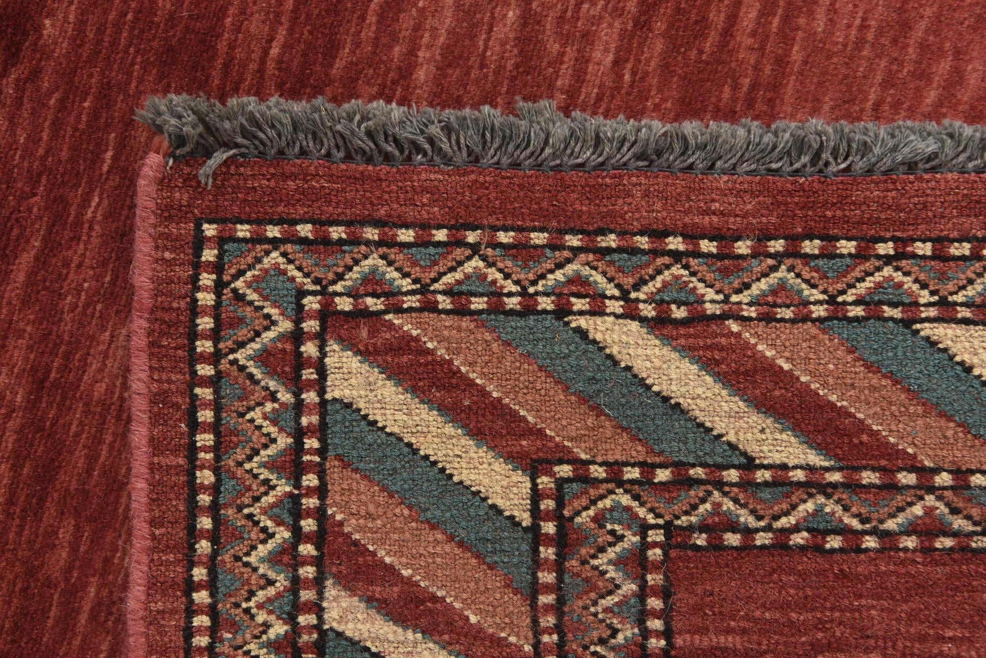 3' 2 x 5' Hand Knotted Kashkuli Gabbeh Oriental Wool Rug