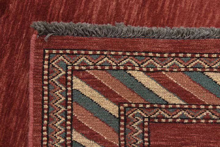 3' 2 x 5' Hand Knotted Kashkuli Gabbeh Oriental Wool Rug