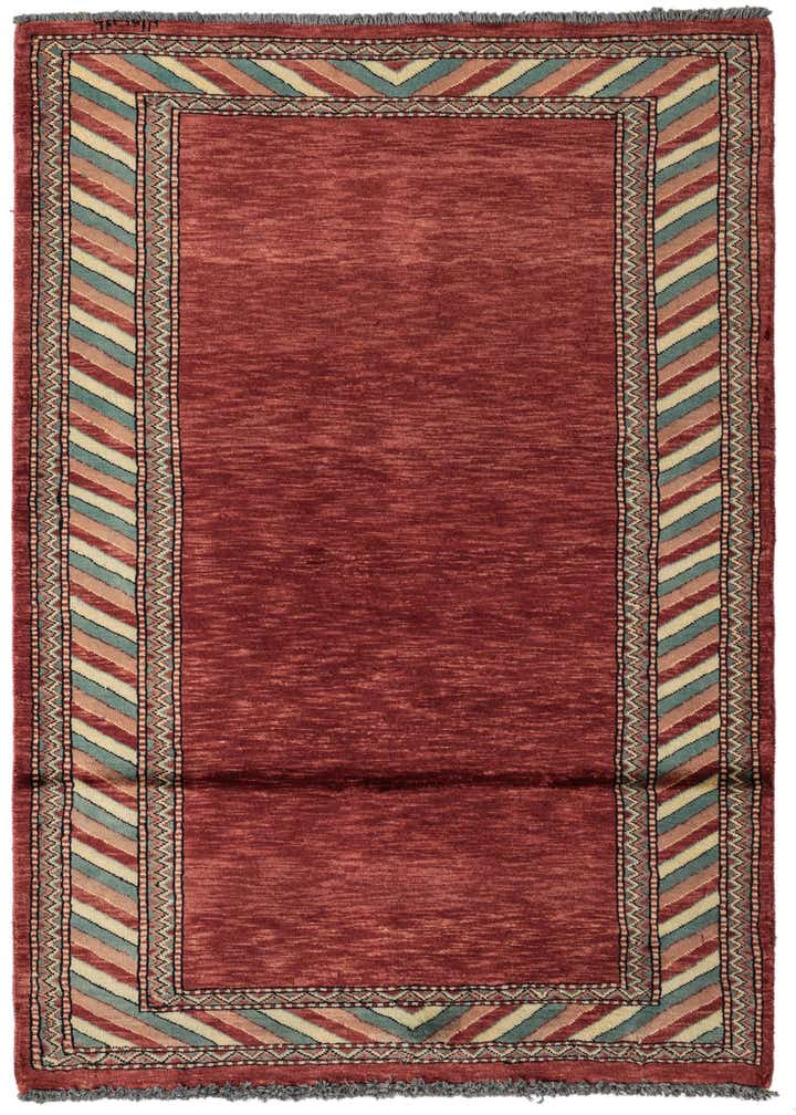 3' 2 x 5' Hand Knotted Kashkuli Gabbeh Oriental Wool Rug