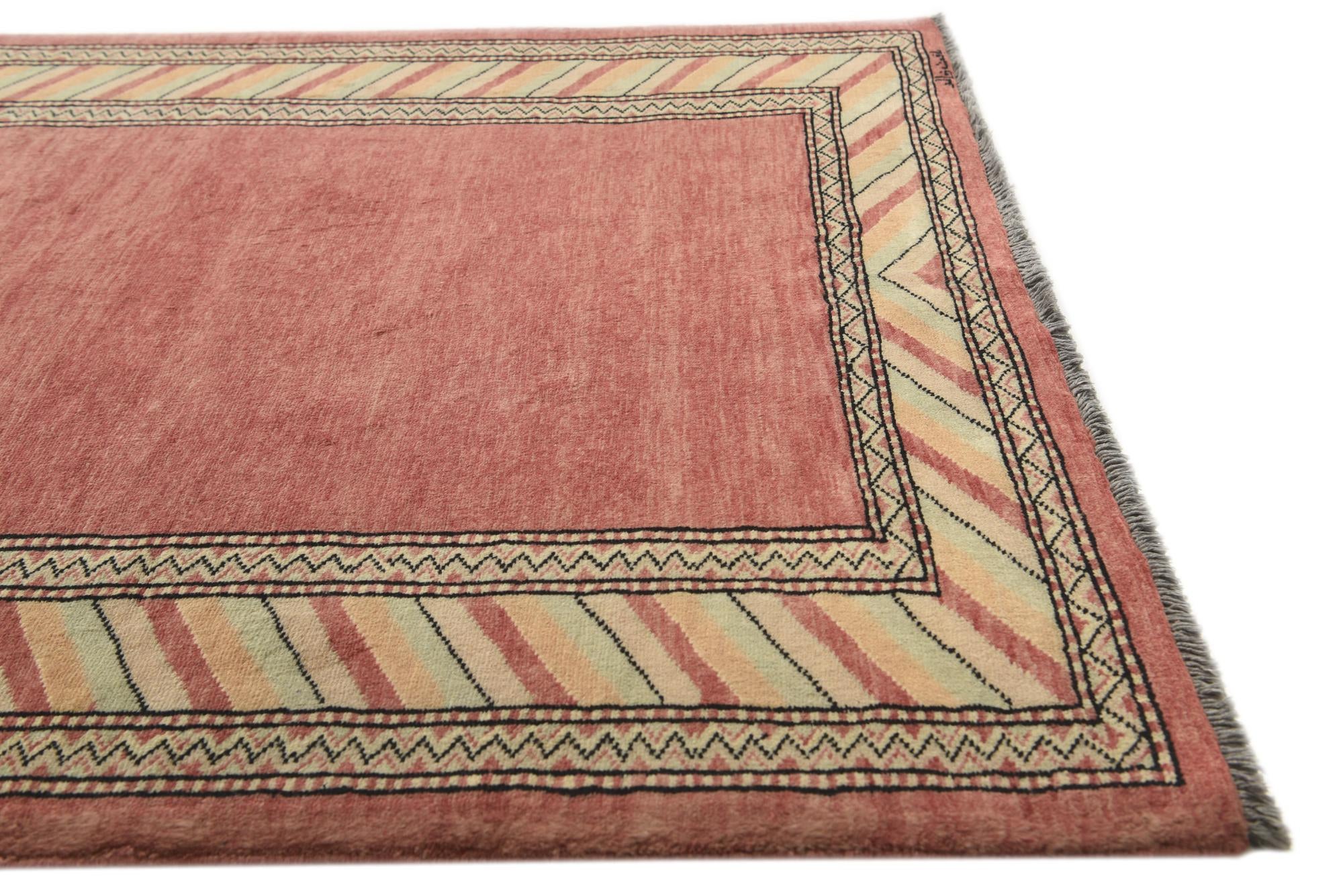 3' 3 x 5' 3 Hand Knotted Kashkuli Gabbeh Oriental Wool Rug