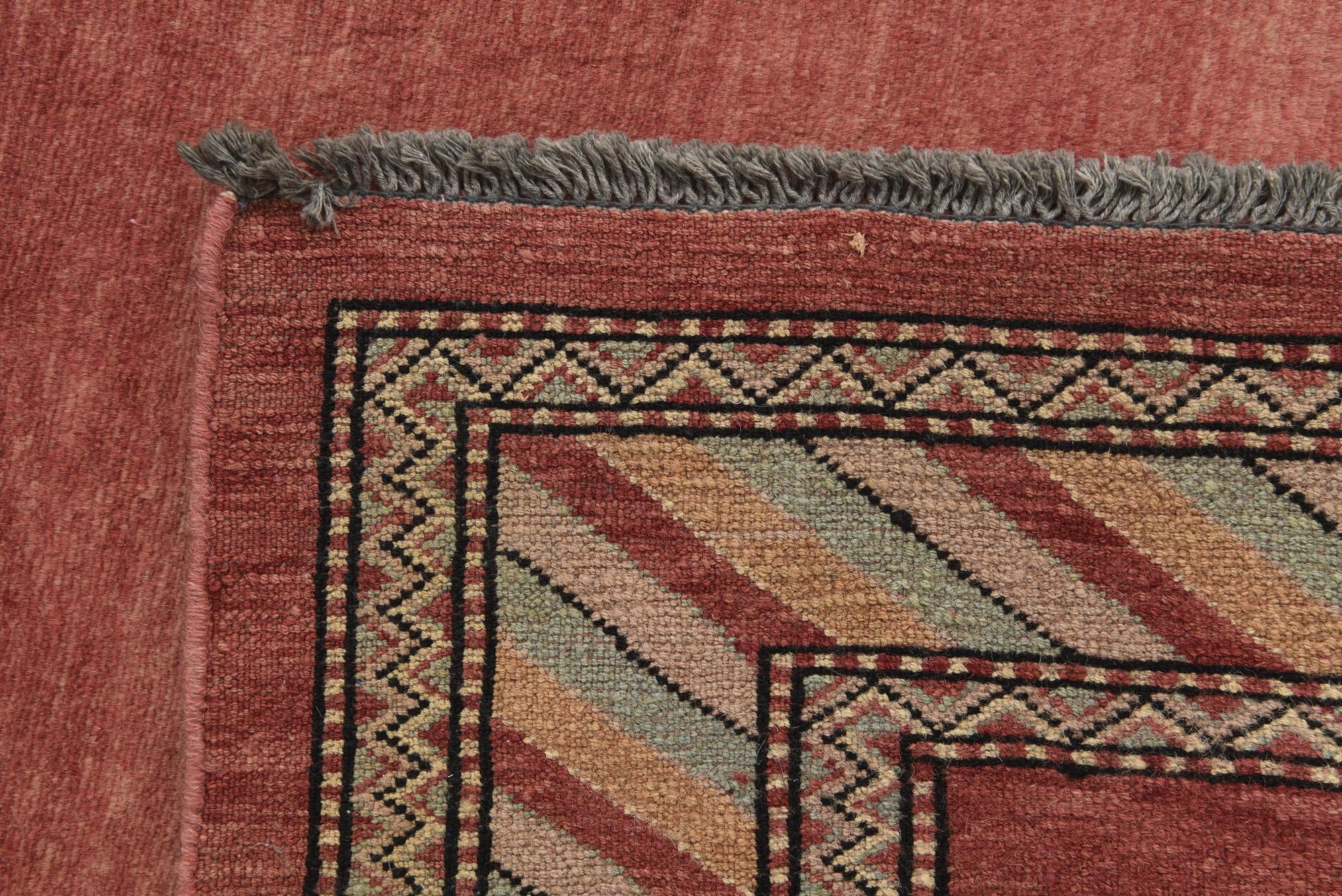 3' 3 x 5' 3 Hand Knotted Kashkuli Gabbeh Oriental Wool Rug