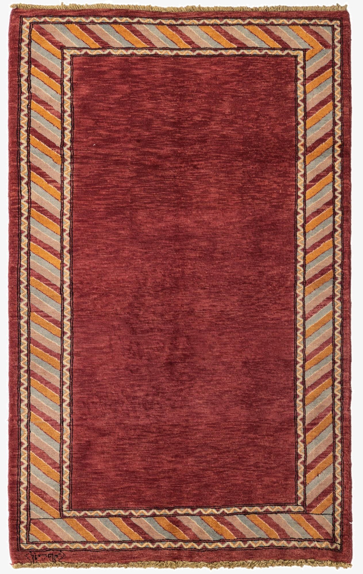3' 1 x 5'  Hand Knotted Kashkuli Gabbeh Oriental Wool Rug