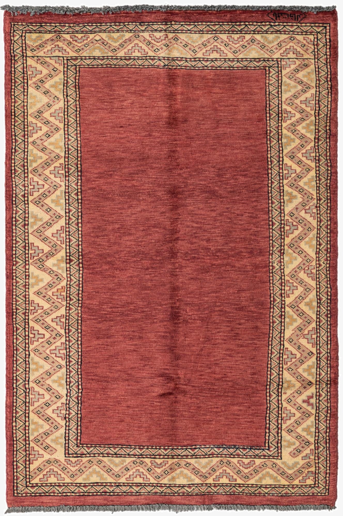 3' 2 x 5' 8  Hand Knotted Kashkuli Gabbeh Oriental Wool Rug