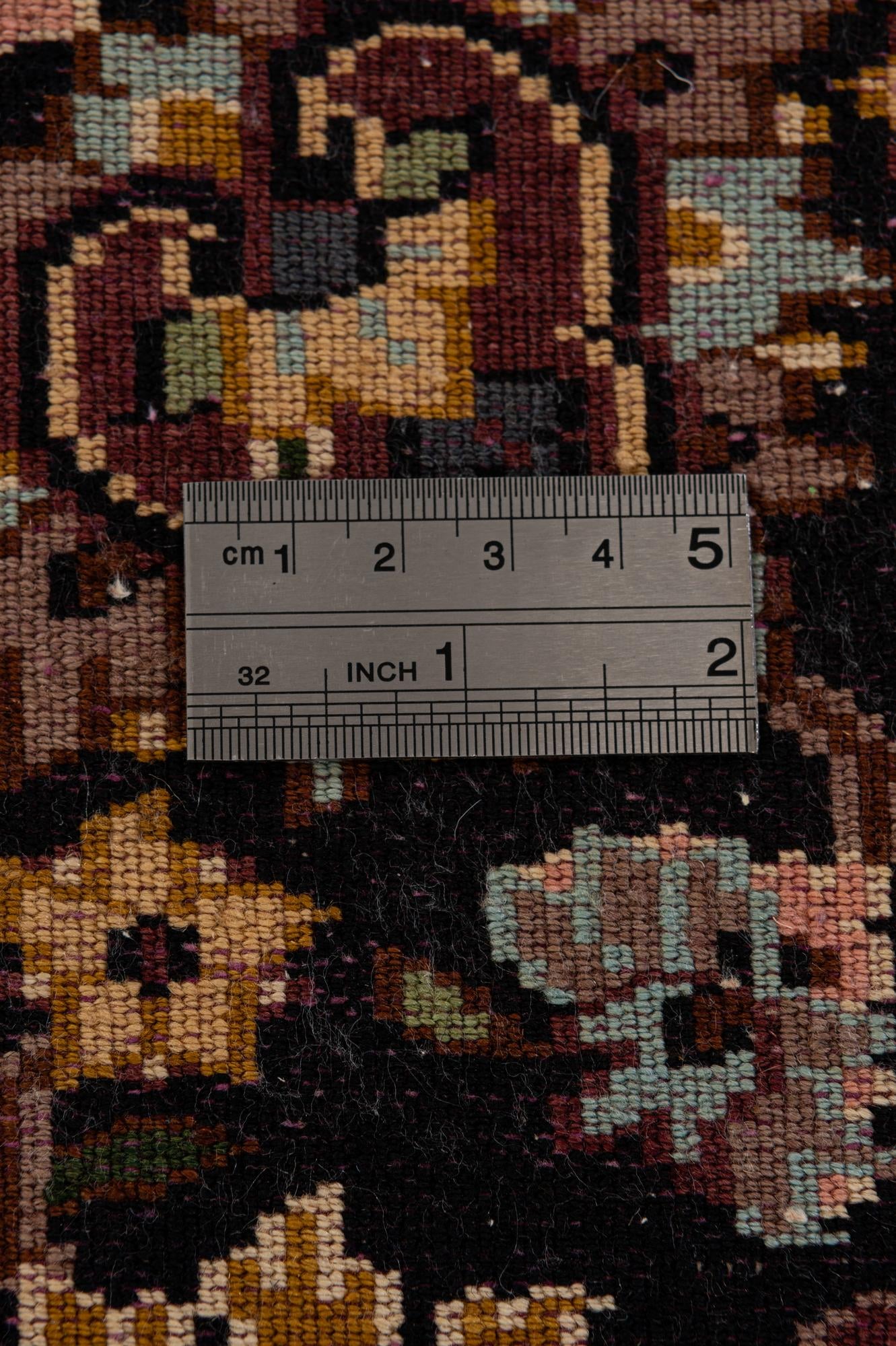 4' 3 x 6' 1 Hand Knotted Kashmir Oriental Wool Rug