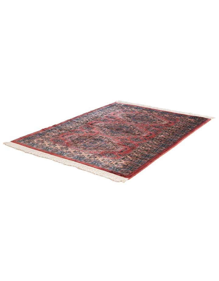 4' 3 x 5' 7 Hand Knotted Kazak Oriental Wool Rug