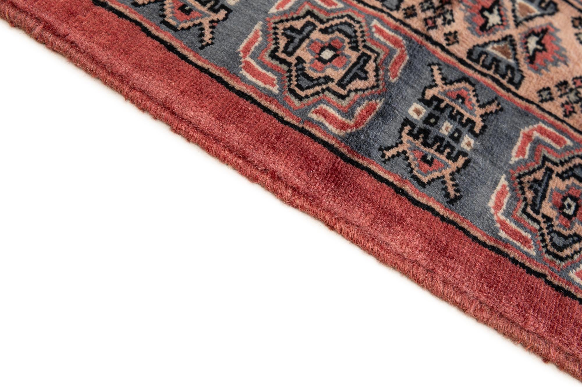 4' 3 x 5' 7 Hand Knotted Kazak Oriental Wool Rug