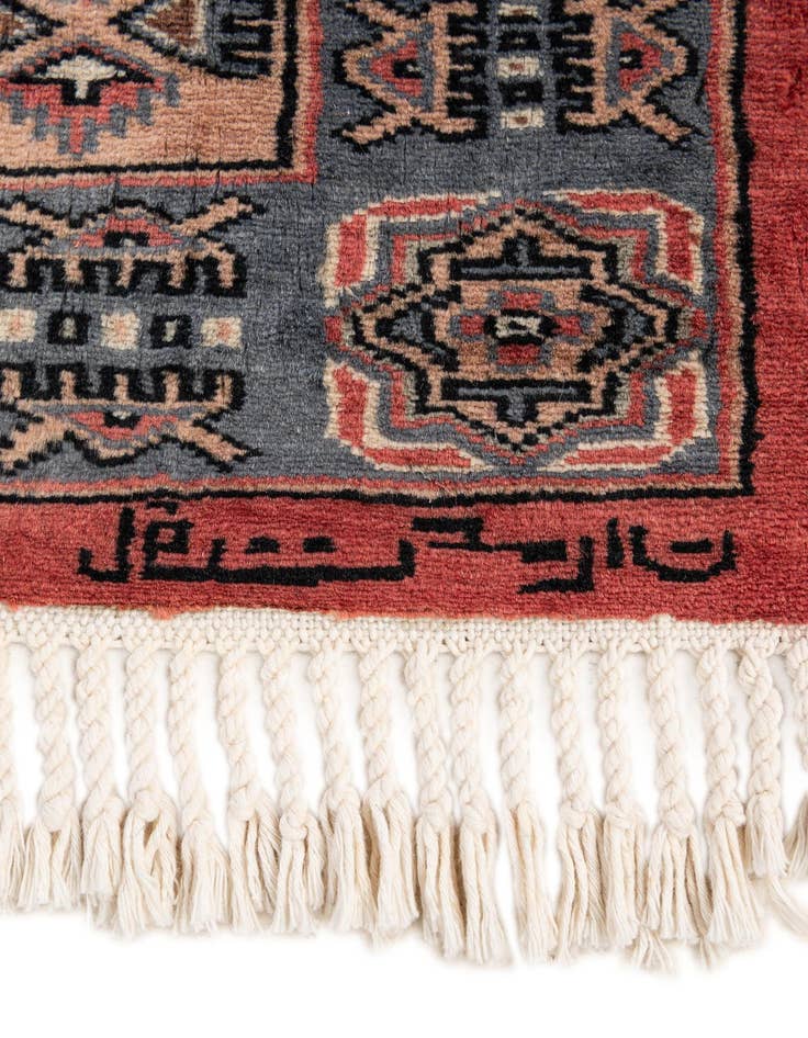 Detail image of 4' 3 x 5' 7  Hand Knotted Kazak Oriental Wool Rug