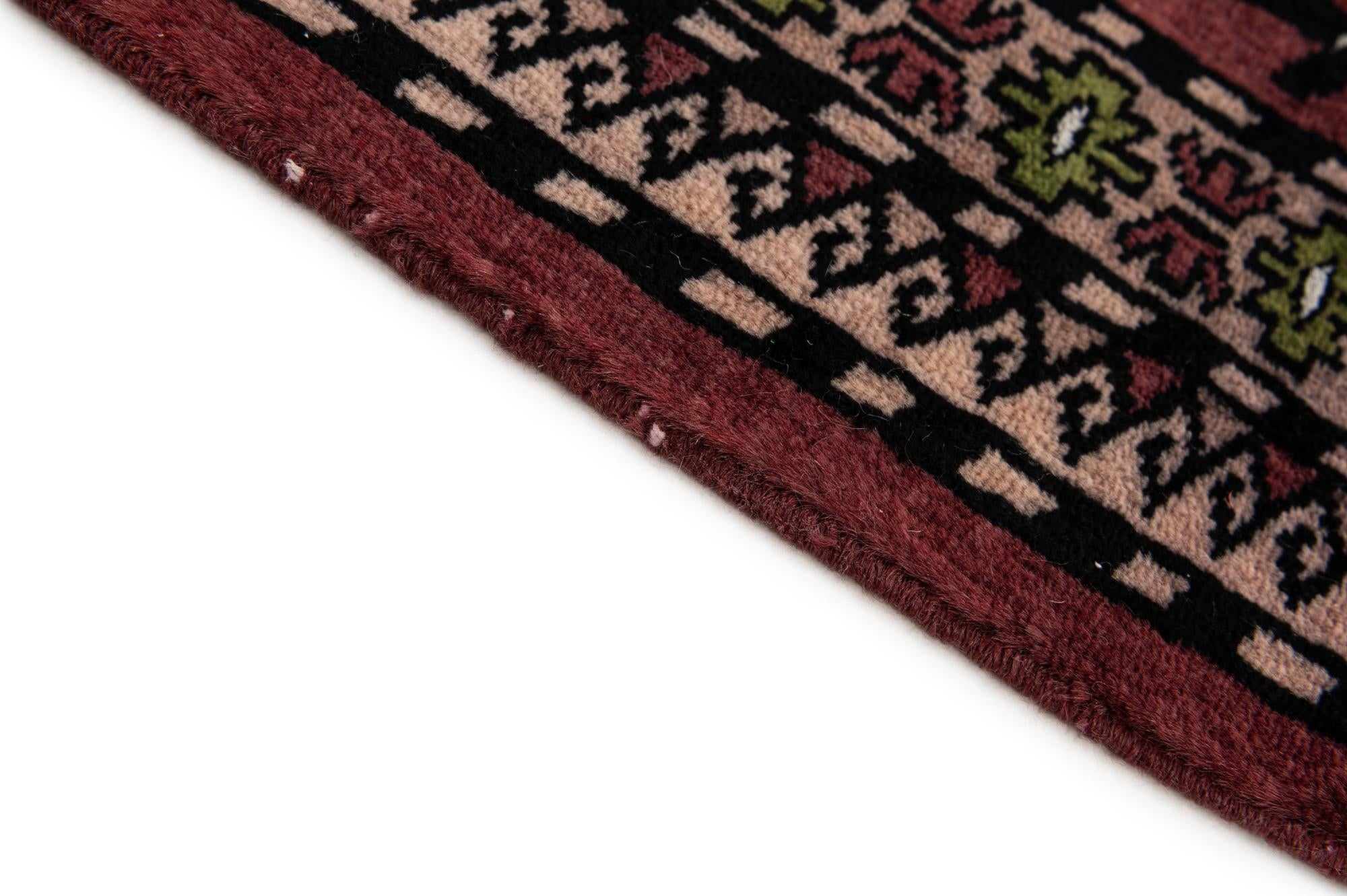 4' 3 x 6' 1 Hand Knotted Lahour Oriental Rug