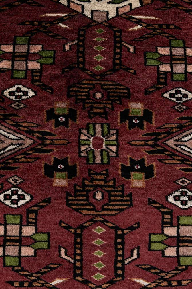 4' 3 x 6' 1 Hand Knotted Lahour Oriental Rug