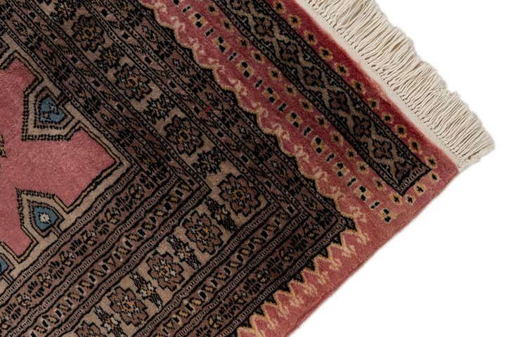 5' 3 x 7' 7 Hand Knotted Lahour Oriental Wool Rug