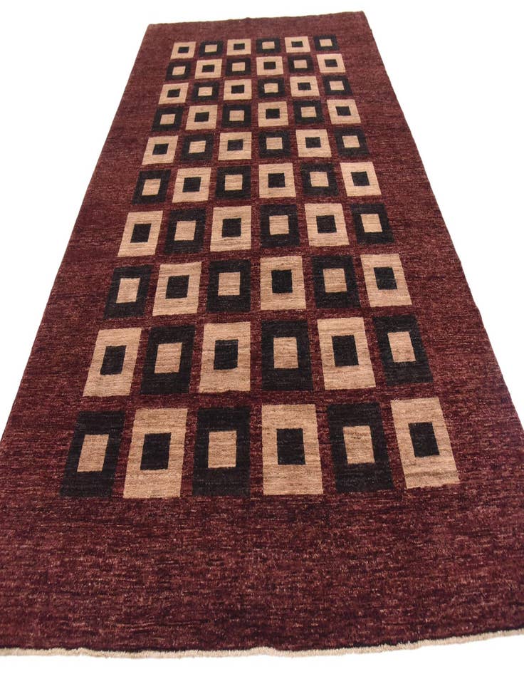 Detail image of 6' 9 x 9' 10  Hand Knotted Modern Ziegler Oriental Rug