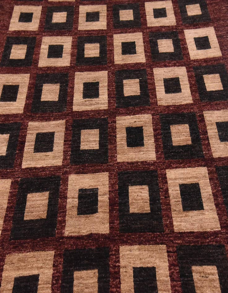 Detail image of 6' 9 x 9' 10  Hand Knotted Modern Ziegler Oriental Rug