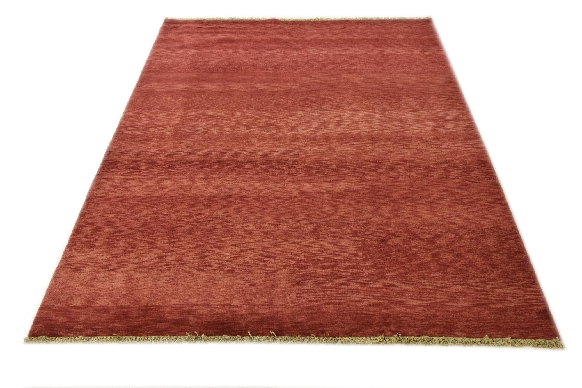 4' 7 x 6' 4 Hand Knotted Modern Ziegler Rug