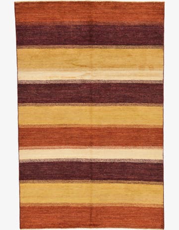 5' 6 x 8' 7 Hand Knotted Modern Ziegler Rug
