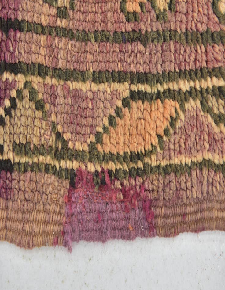 Detail image of 6' x 9' 10 Hand Knotted Moroccan Wool Rug