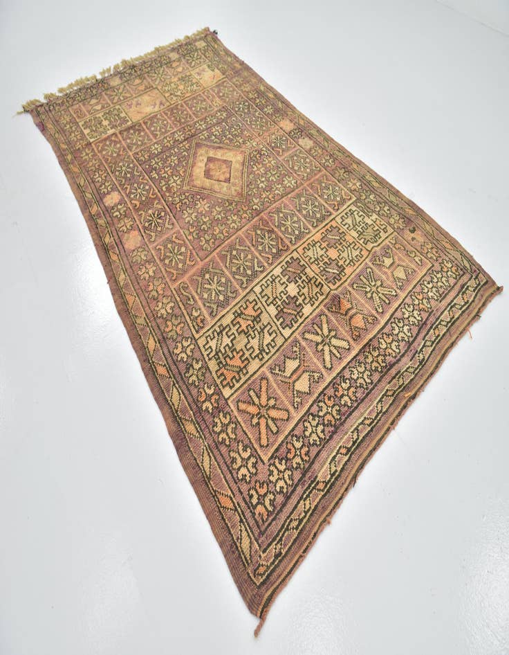 Detail image of 6' x 9' 10 Hand Knotted Moroccan Wool Rug