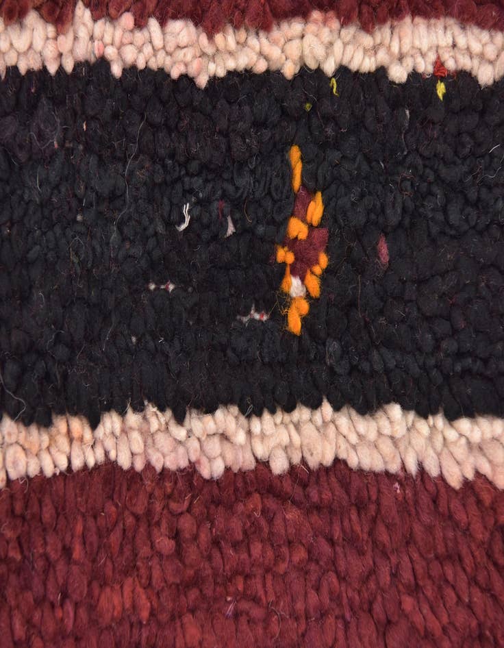 Detail image of 4' 10 x 6' 10 Hand Knotted Moroccan Wool Rug