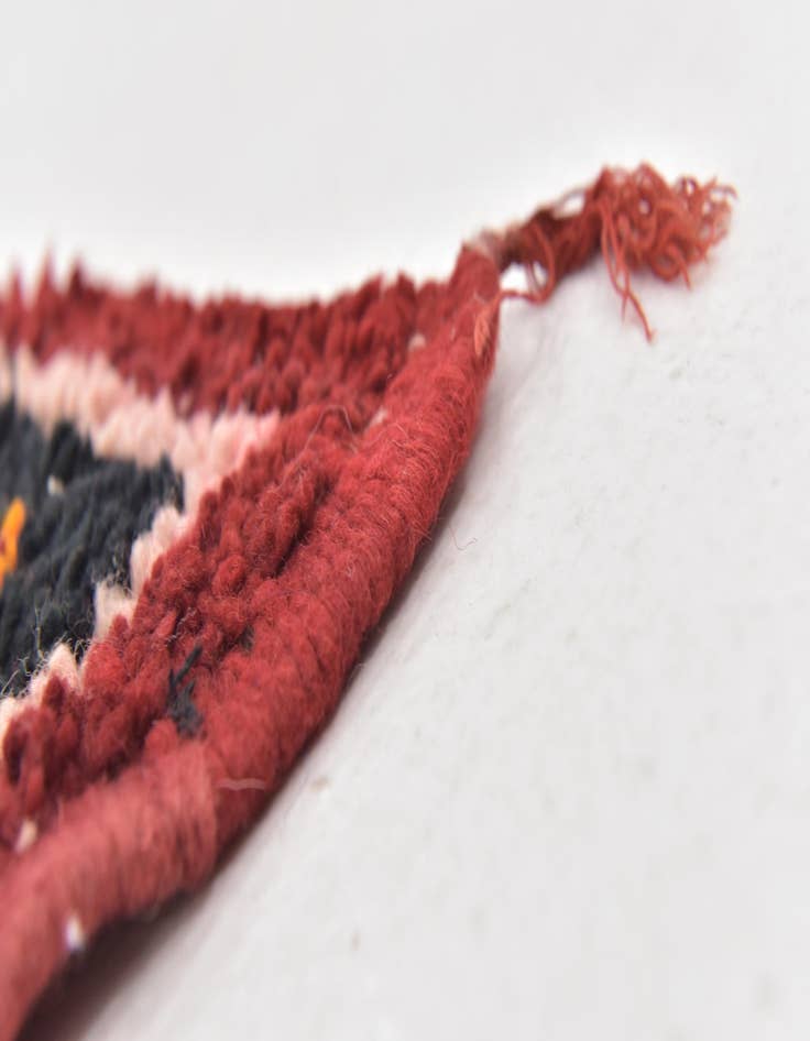 Detail image of 4' 10 x 6' 10 Hand Knotted Moroccan Wool Rug