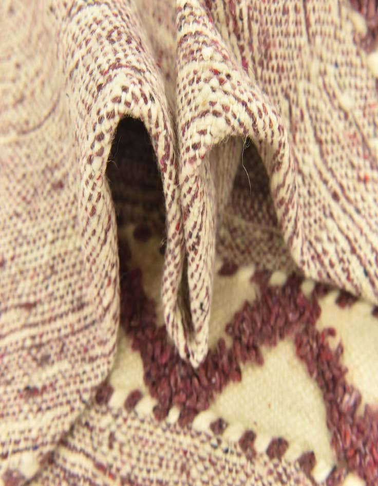 Detail image of 4' 9 x 8' 4  Hand Knotted Moroccan Wool Rug