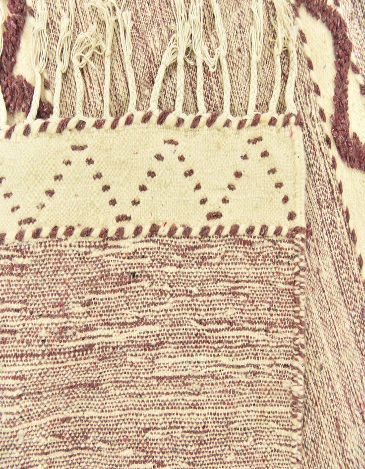 Detail image of 4' 9 x 8' 4  Hand Knotted Moroccan Wool Rug