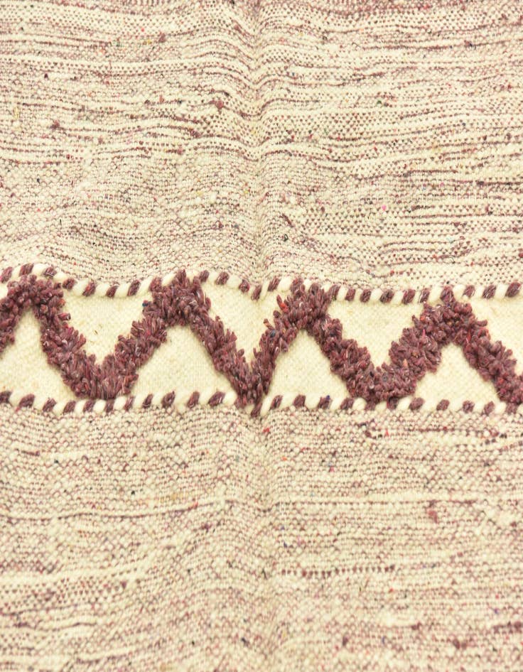 Detail image of 4' 9 x 8' 4  Hand Knotted Moroccan Wool Rug