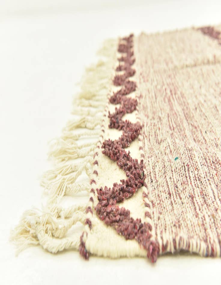 Detail image of 4' 9 x 8' 4  Hand Knotted Moroccan Wool Rug