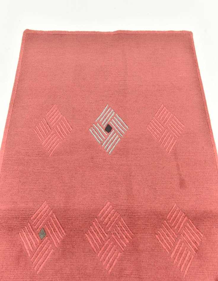 Detail image of 4' x 6'  Hand Knotted Nepal Wool Rug