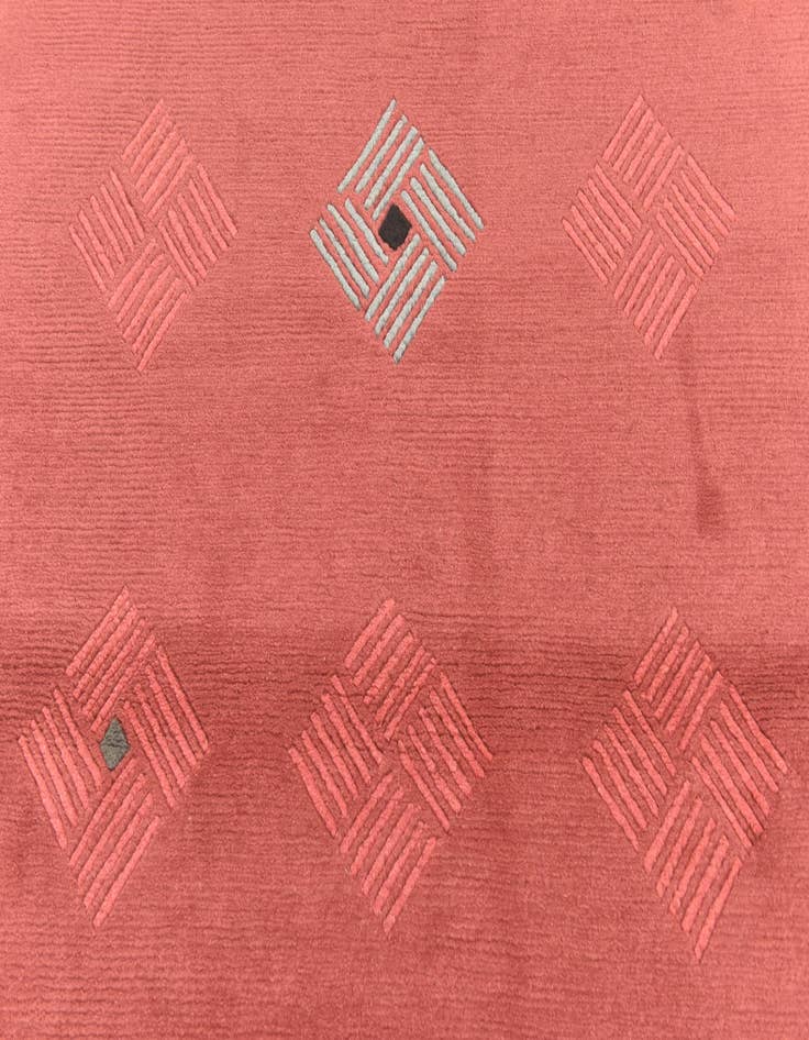 Detail image of 4' x 6'  Hand Knotted Nepal Wool Rug