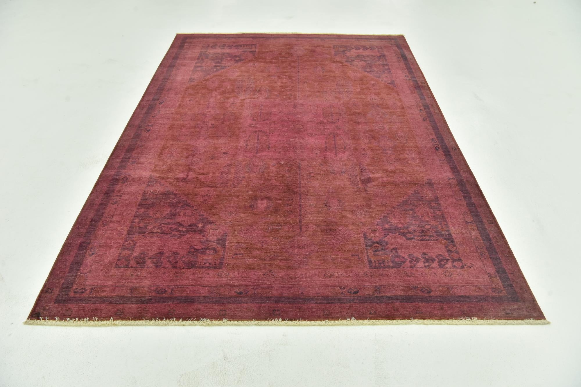 175cm x 255cm Hand Knotted Over-Dyed Ziegler Rug