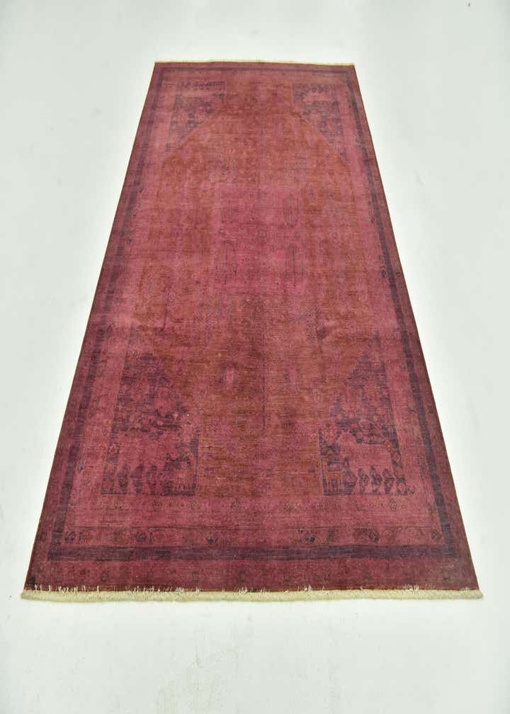5' 8 x 8' 5 Hand Knotted Over-Dyed Ziegler Rug