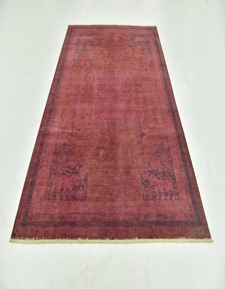 Detail image of 5' 8 x 8' 5 Hand Knotted Over-Dyed Ziegler Rug