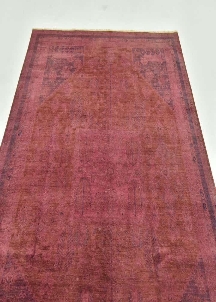 5' 8 x 8' 5 Hand Knotted Over-Dyed Ziegler Rug