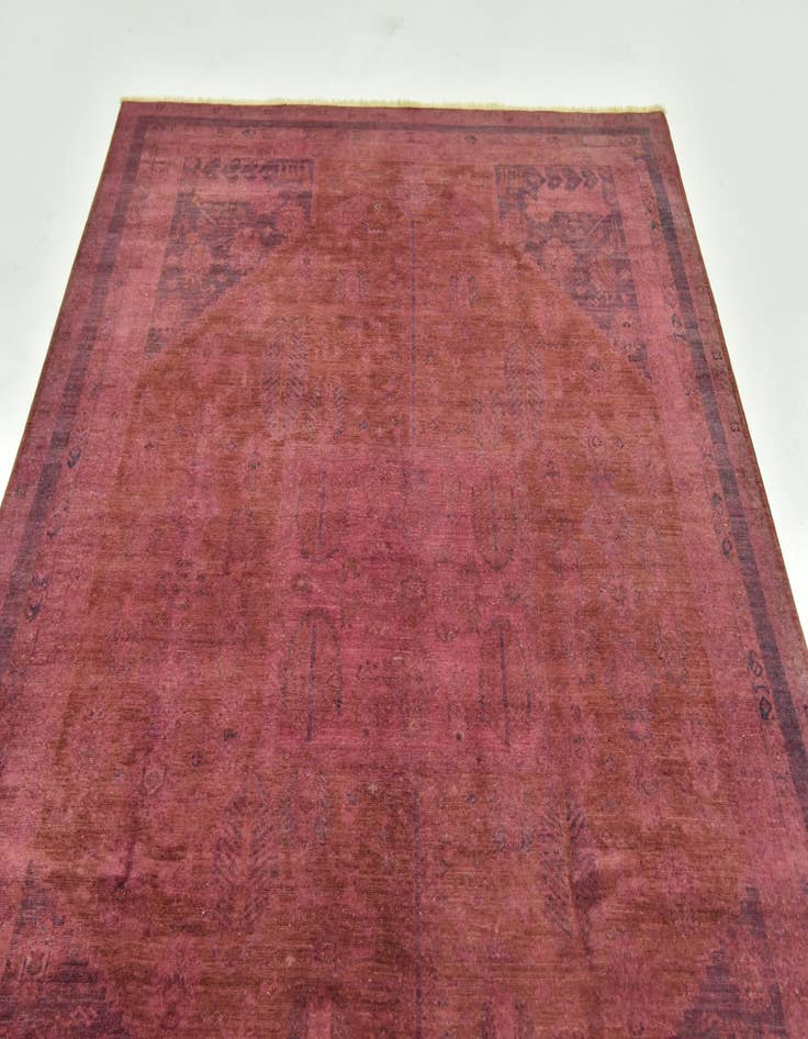 Detail image of 5' 8 x 8' 5 Hand Knotted Over-Dyed Ziegler Rug