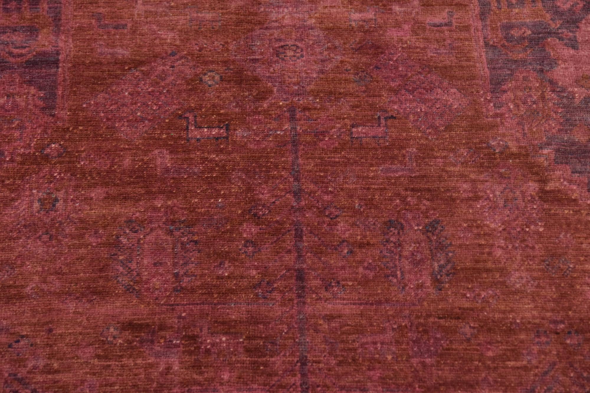 175cm x 255cm Hand Knotted Over-Dyed Ziegler Rug