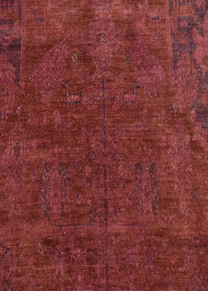 5' 8 x 8' 5 Hand Knotted Over-Dyed Ziegler Rug