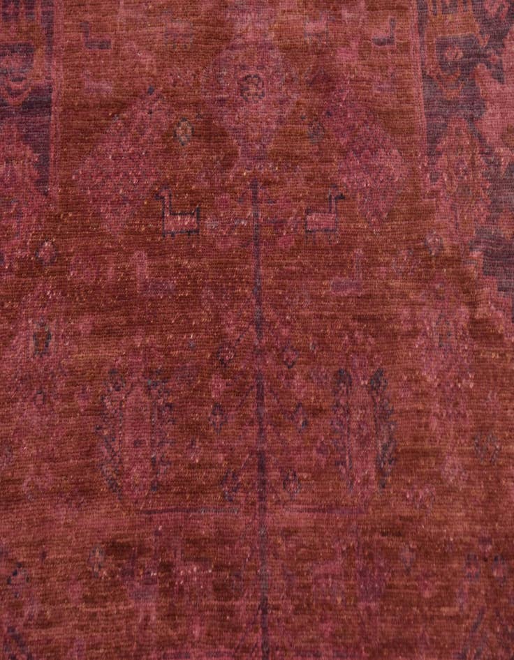 Detail image of 5' 8 x 8' 5 Hand Knotted Over-Dyed Ziegler Rug