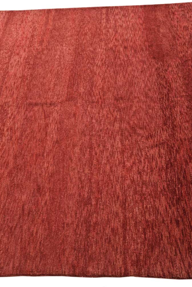 5' 8 x 8' Hand Knotted Over-Dyed Ziegler Rug