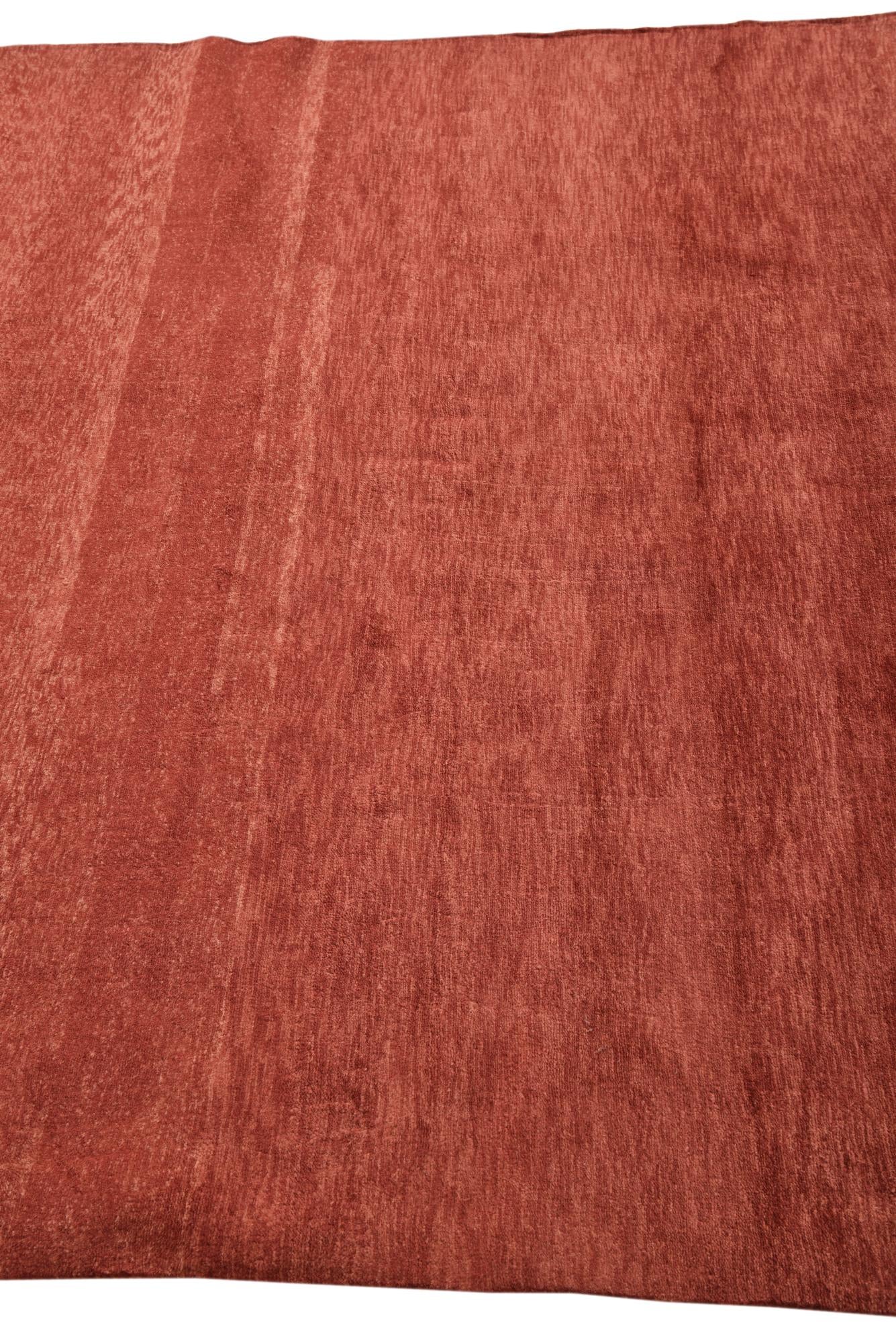 5' 8 x 7' Hand Knotted Over-Dyed Ziegler Rug