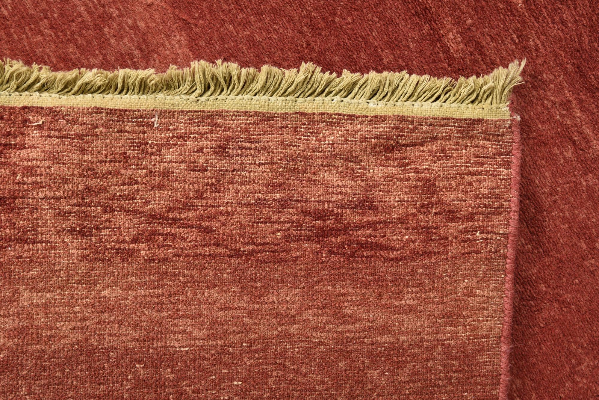 5' 8 x 7' Hand Knotted Over-Dyed Ziegler Rug