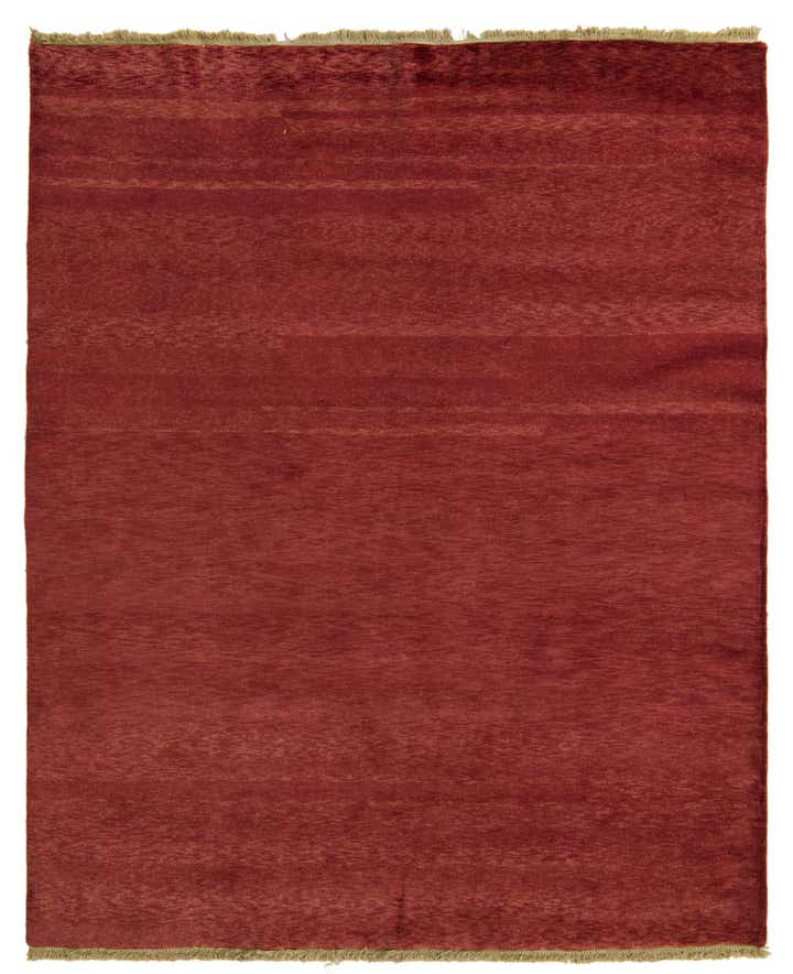 5' 8 x 7' Hand Knotted Over-Dyed Ziegler Rug