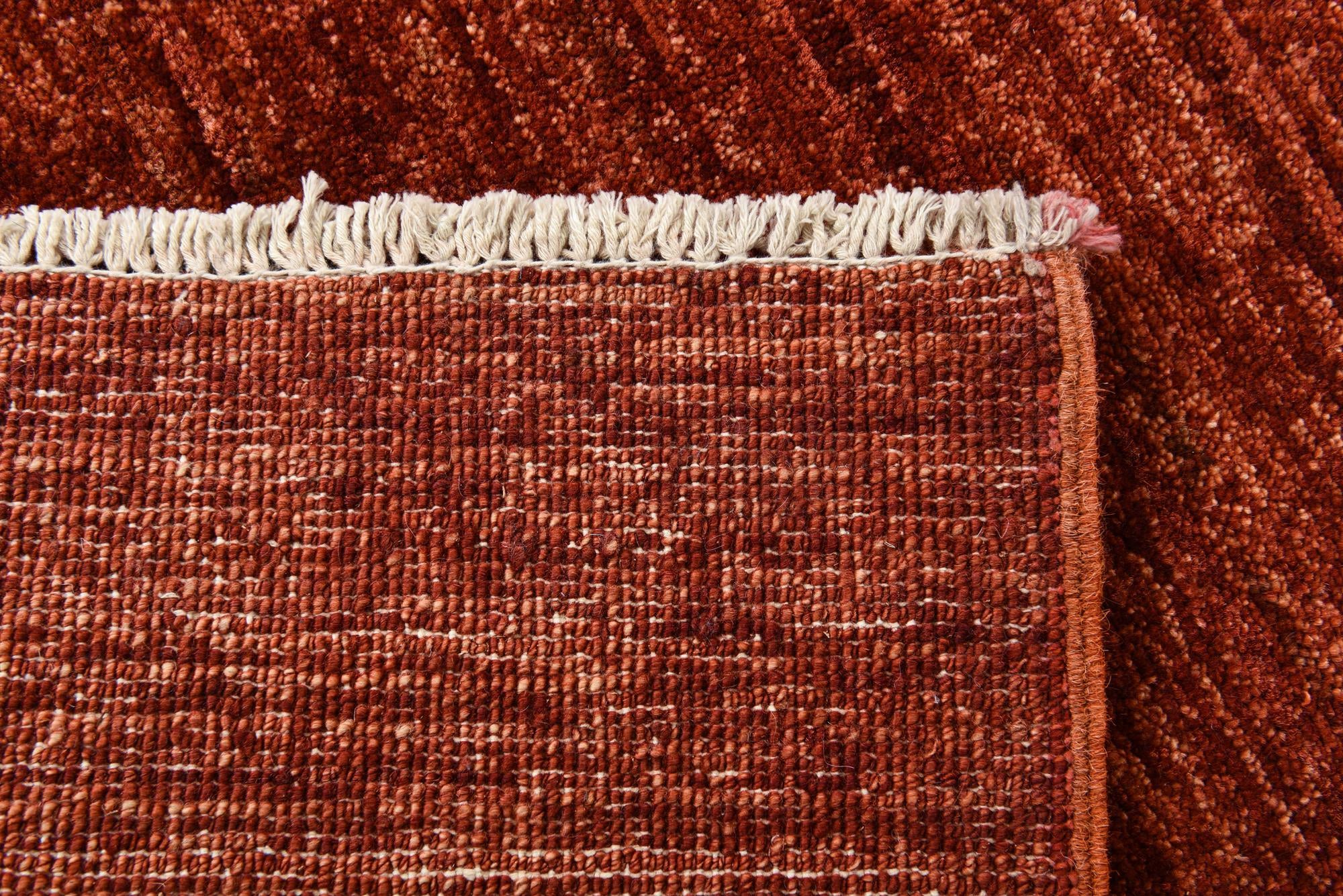 3' 7 x 4' 8 Hand Knotted Over-Dyed Ziegler Rug