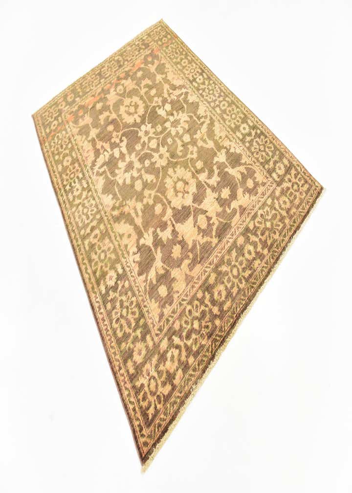 5' x 6' 7 Hand Knotted Peshawar Ziegler Rug