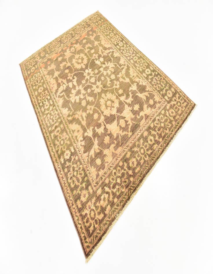Detail image of 5' x 6' 7 Hand Knotted Peshawar Ziegler Rug