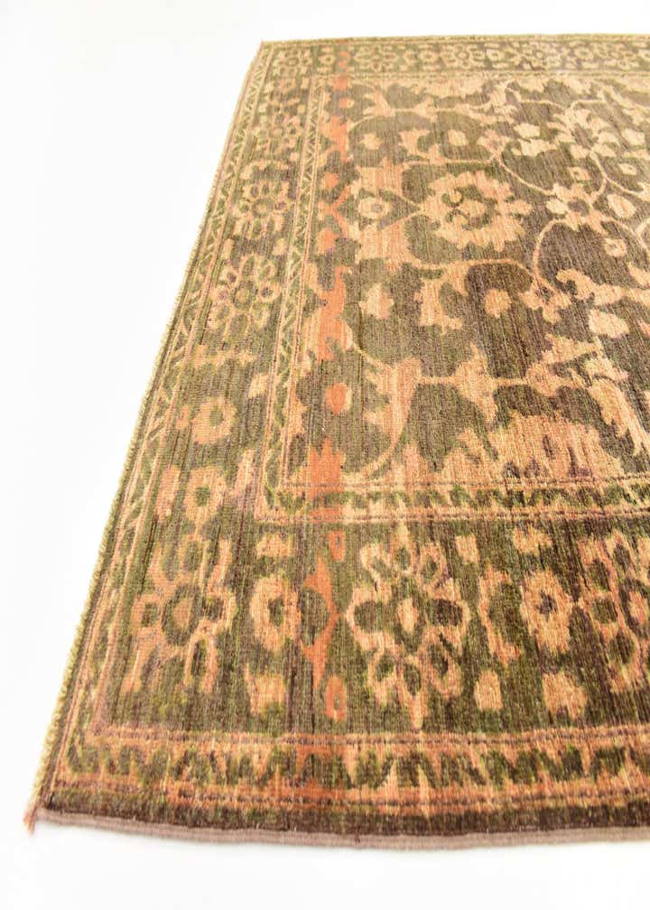 5' x 6' 7 Hand Knotted Peshawar Ziegler Rug