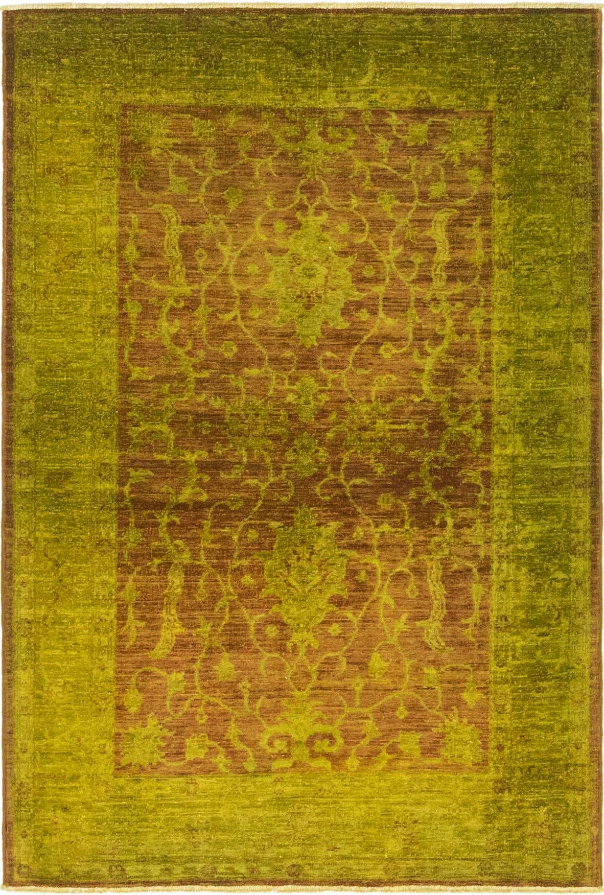3' 4 x 5' Hand Knotted Peshawar Ziegler Oriental Rug