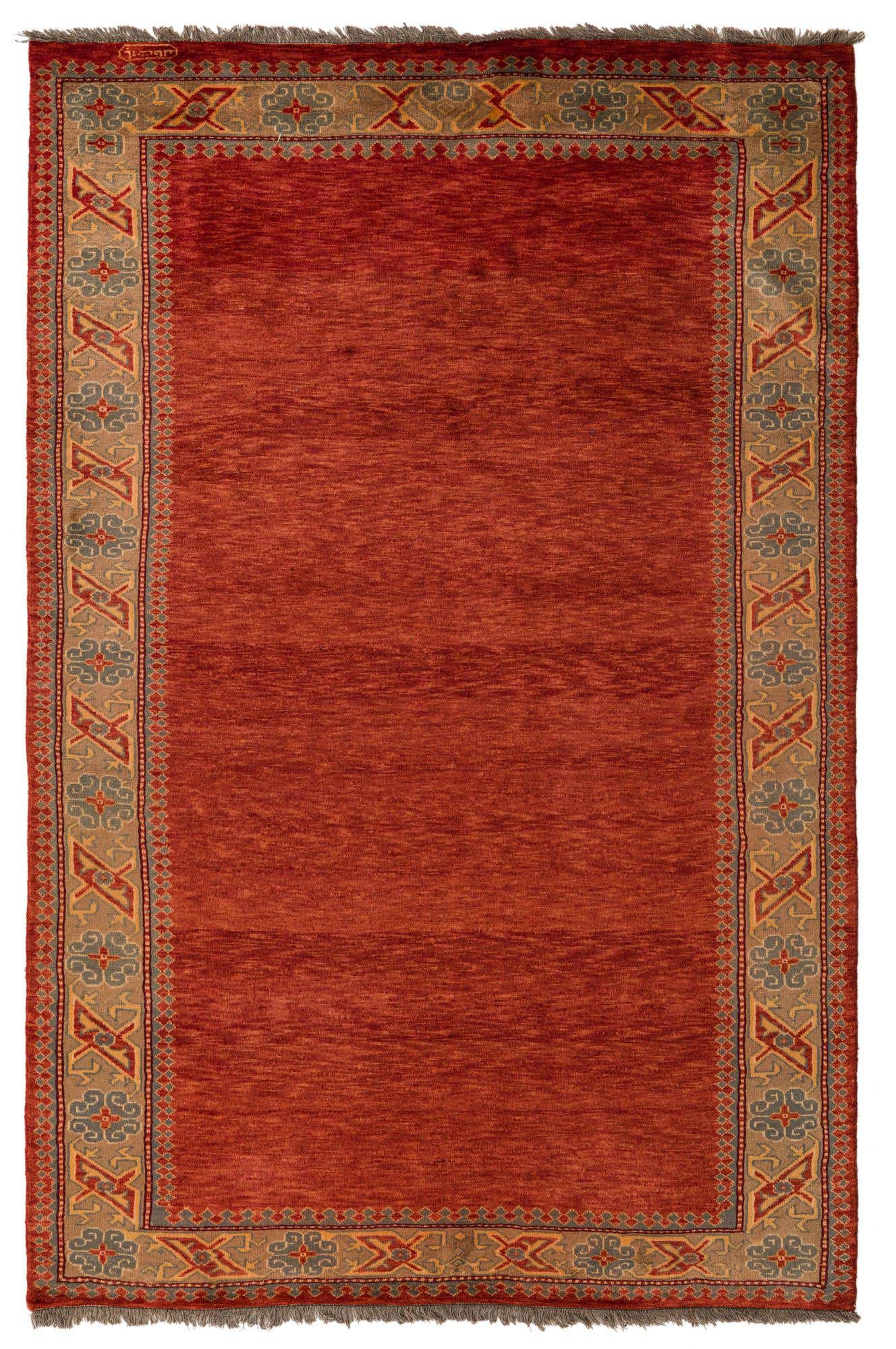5' 1 x 7' 7 Hand Knotted Peshawar Ziegler Rug