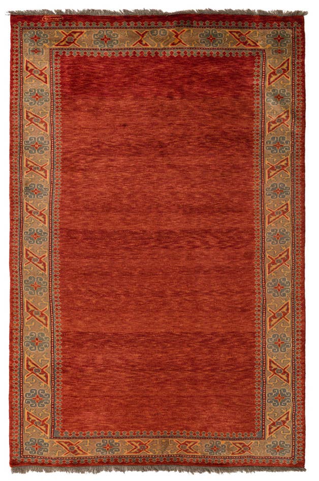 Detail image of 5' 1 x 7' 7 Hand Knotted Peshawar Ziegler Rug
