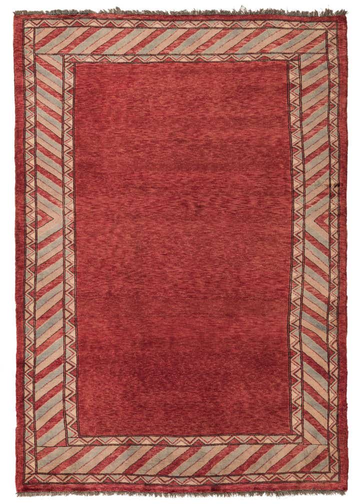 4' 3 x 6' Hand Knotted Peshawar Ziegler Rug