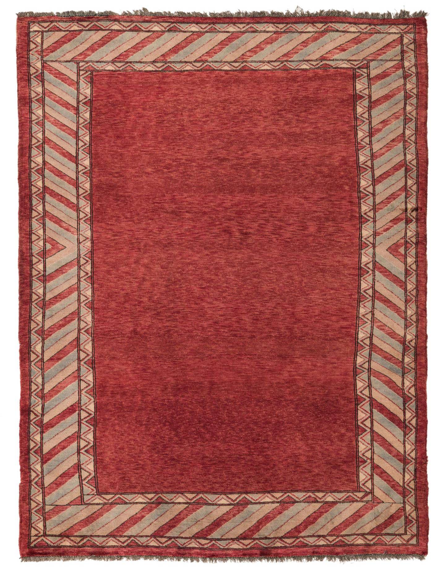 4' 3 x 6' Hand Knotted Peshawar Ziegler Rug